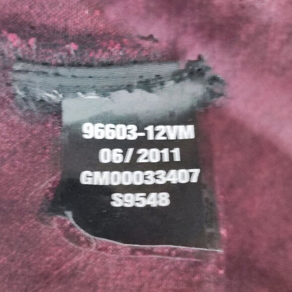 Harley-Davidson casual button down shirt men's L maroon embroidered brand name - Picture 9 of 15